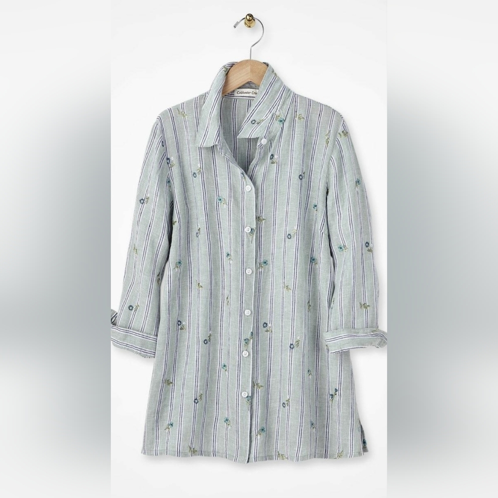 Coldwater Creek - Embroidered Blouse - 2X